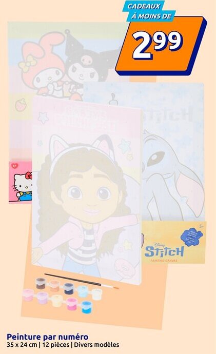 Action Peinture par numéro offre