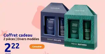Action Coffret cadeau offre