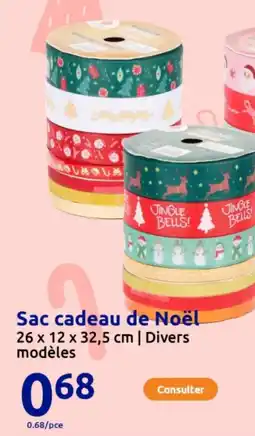 Action Sac cadeau de noël offre
