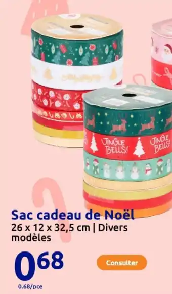 Action Sac cadeau de noël offre
