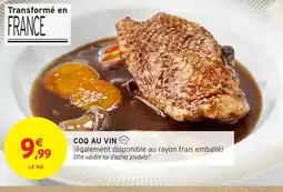 Intermarché Coq au vin offre