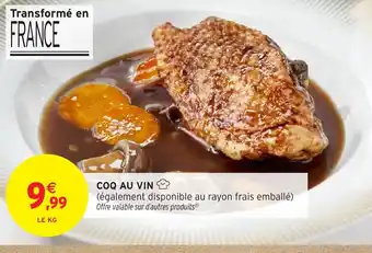 Intermarché Coq au vin offre