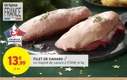 Intermarché Filet de canard offre