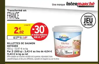 Intermarché ODYSSÉE Rillettes de saumon offre