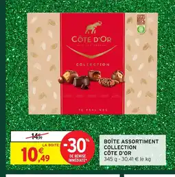 Intermarché CÔTE D'OR Boîte assortiment collection offre