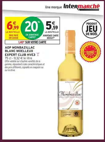 Intermarché Aop monbazillac blanc moelleux expert club hve3 offre