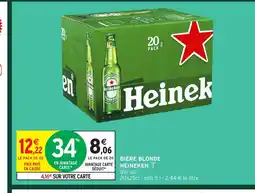 Intermarché HEINEKEN Bière blonde offre