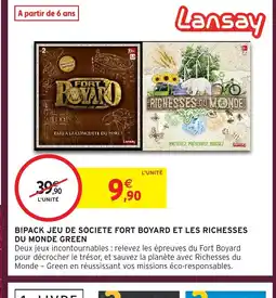 Intermarché Bipack jeu de societe fort boyard et les richesses du monde green offre