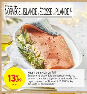 Intermarché Filet de saumon offre