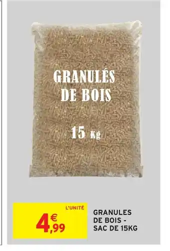 Intermarché Granulés de bois offre