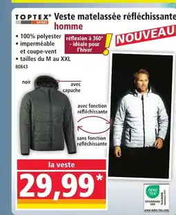 Norma TOPTEX Veste matelassée réfléchissante offre