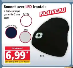 Norma Bonnet avec LED frontale offre