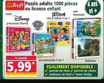 Norma TREFI Puzzle adulte 1000 pièces ou licence enfant offre