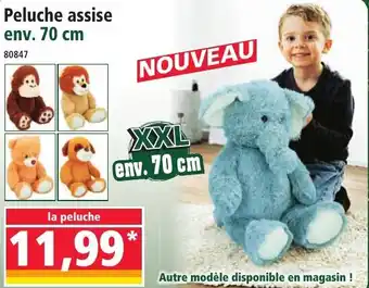 Norma Peluche assise offre