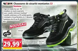Norma WORK Chaussures de sécurité montantes S3 homme offre