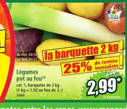 Norma Légumes pot au feu offre