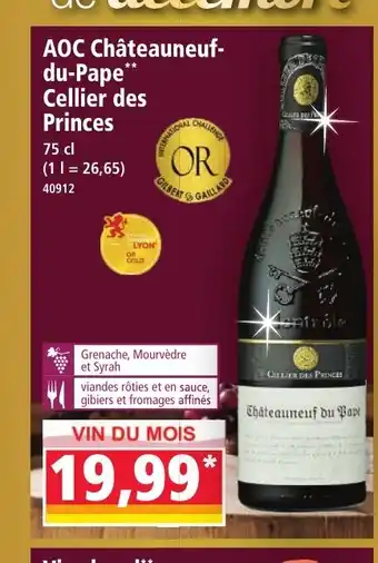 Norma GAILLARD Cellier des Princes offre