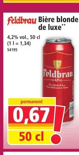 Norma FELDBRAU Bière blonde de luxe offre