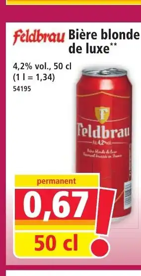 Norma FELDBRAU Bière blonde de luxe offre