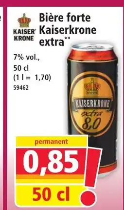 Norma KAISERKRONE Bière forte extra offre