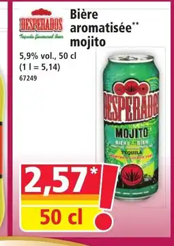 Norma DESPERADOS Bière aromatisée mojito offre
