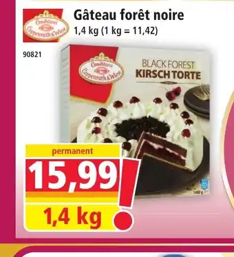 Norma Gâteau forêt noire offre