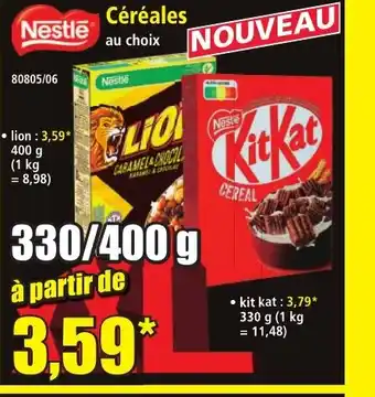 Norma NESTLE Céréales offre