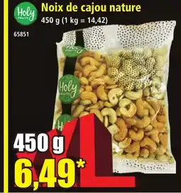 Norma HOLY Noix de cajou nature offre