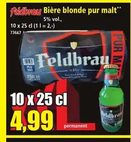 Norma FELDBRAU Bière blonde pur malt offre