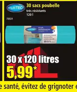Norma MULTITEC 30 sacs poubelle offre