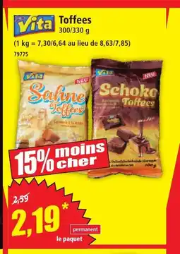 Norma VITA Toffees offre