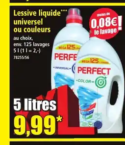 Norma Lessive liquide universel ou couleurs offre