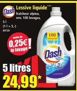 Norma DASH Lessive liquide offre