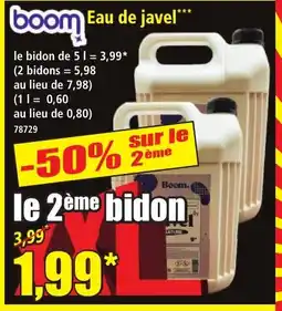 Norma BOOM Eau de javel offre