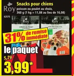 Norma ROY Snacks pour chiens offre
