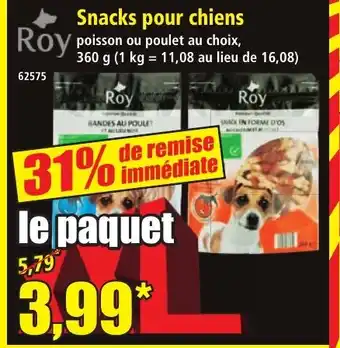 Norma ROY Snacks pour chiens offre