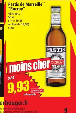 Norma ROCROY Pastis de Marseille offre