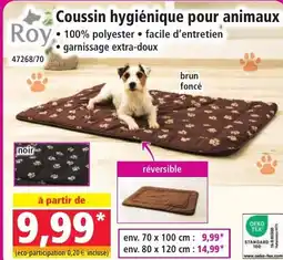 Norma ROY Coussin hygiénique pour animaux offre