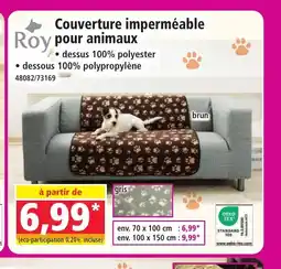 Norma ROY Couverture imperméable Roy pour animaux offre