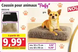 Norma Coussin pour animaux fluffy offre