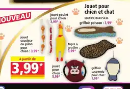 Norma Jouet pour chien et chat offre