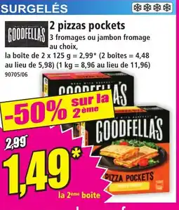 Norma GOODFELLAS 2 pizzas pockets offre