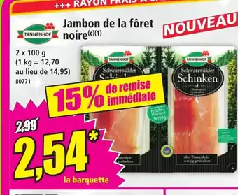 Norma TANNENHOF Jambon de la fôret noire offre