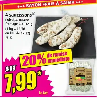 Norma 4 saucissons offre
