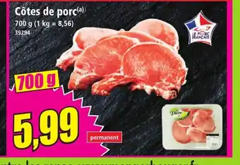 Norma Côtes de porc offre