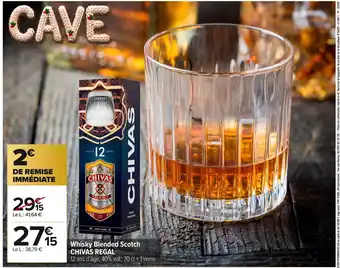 Carrefour CHIVAS REGAL Whisky Blended Scotch offre