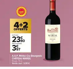 Carrefour CHÂTEAU MAREIL A.O.P. Médoc Cru Bourgeois offre