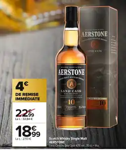 Carrefour AERSTONE Scotch Whisky Single Malt offre