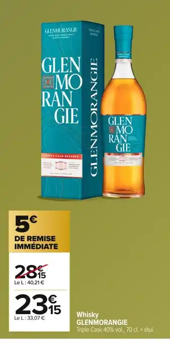 Carrefour GLENMORANGIE Whisky offre