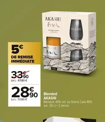 Carrefour AKASHI Blended offre